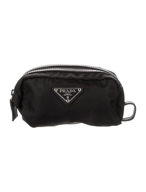 prada pencil case|prada nylon pouch bag.